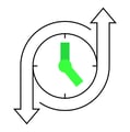Flexible hours icon